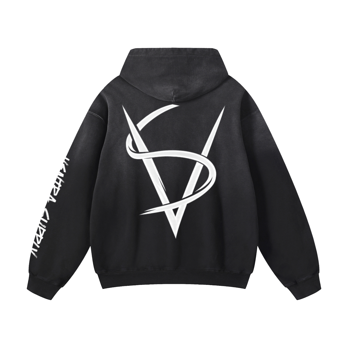 Heavyweight Sunfade Oversized ventra Hoodie