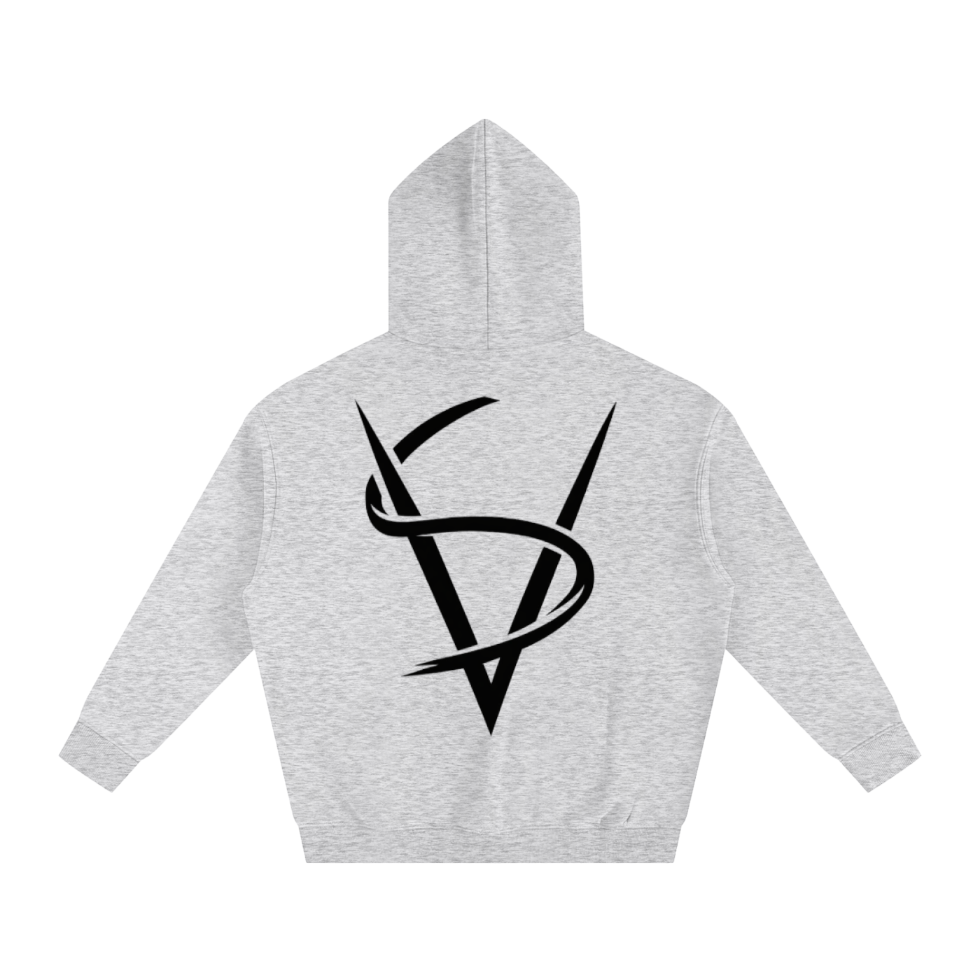 Grey Oversized ventra hoodie