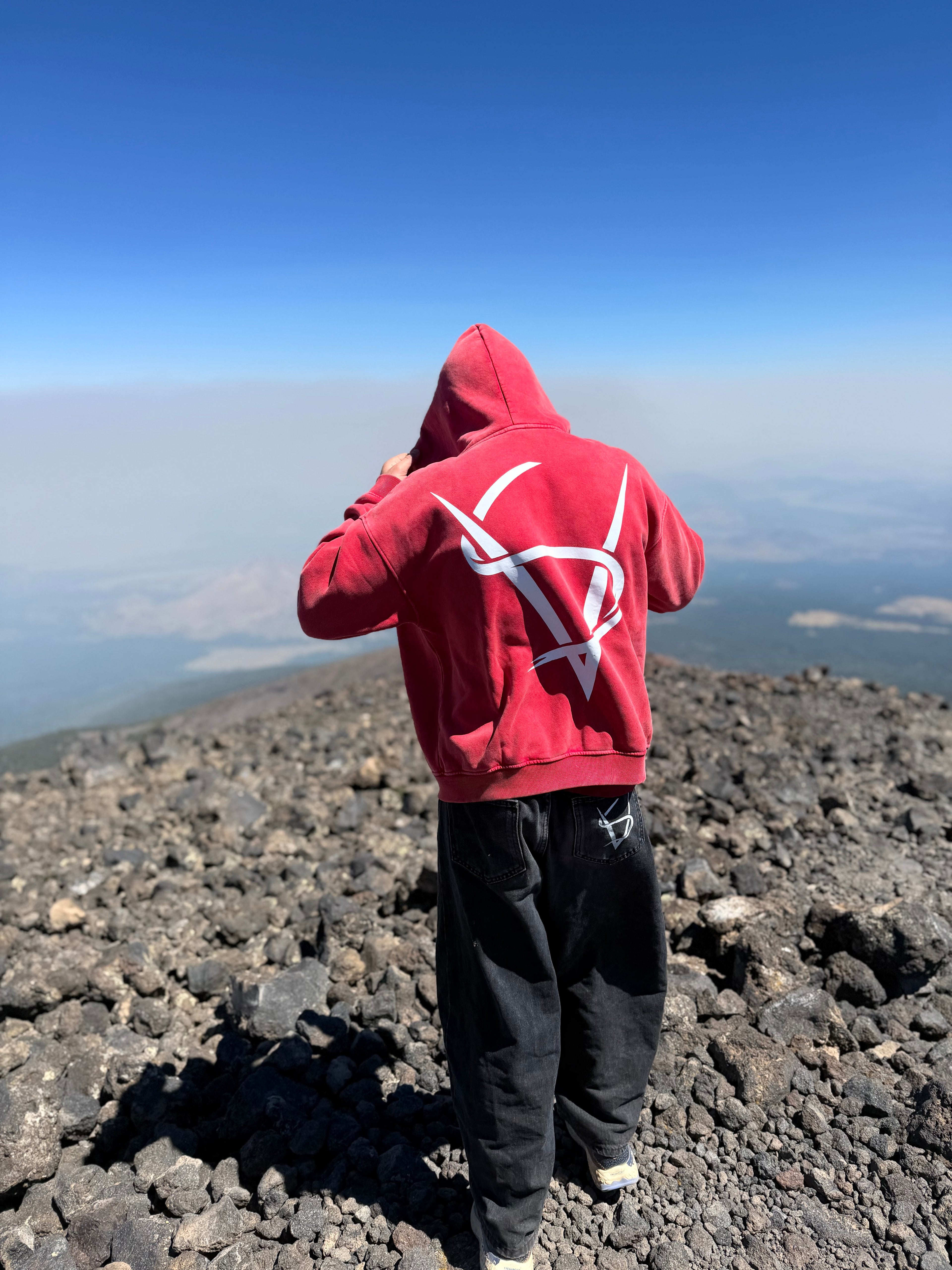 New drop red Ventra zip up
