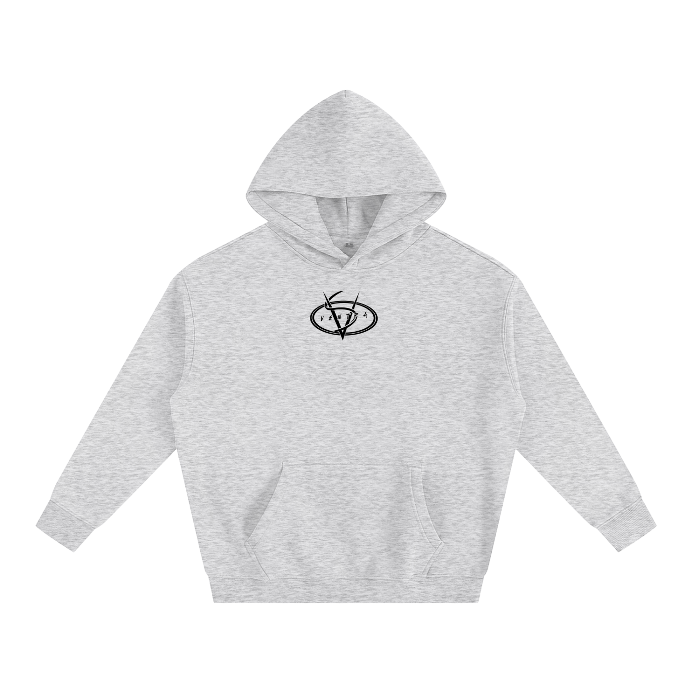Grey Oversized ventra hoodie