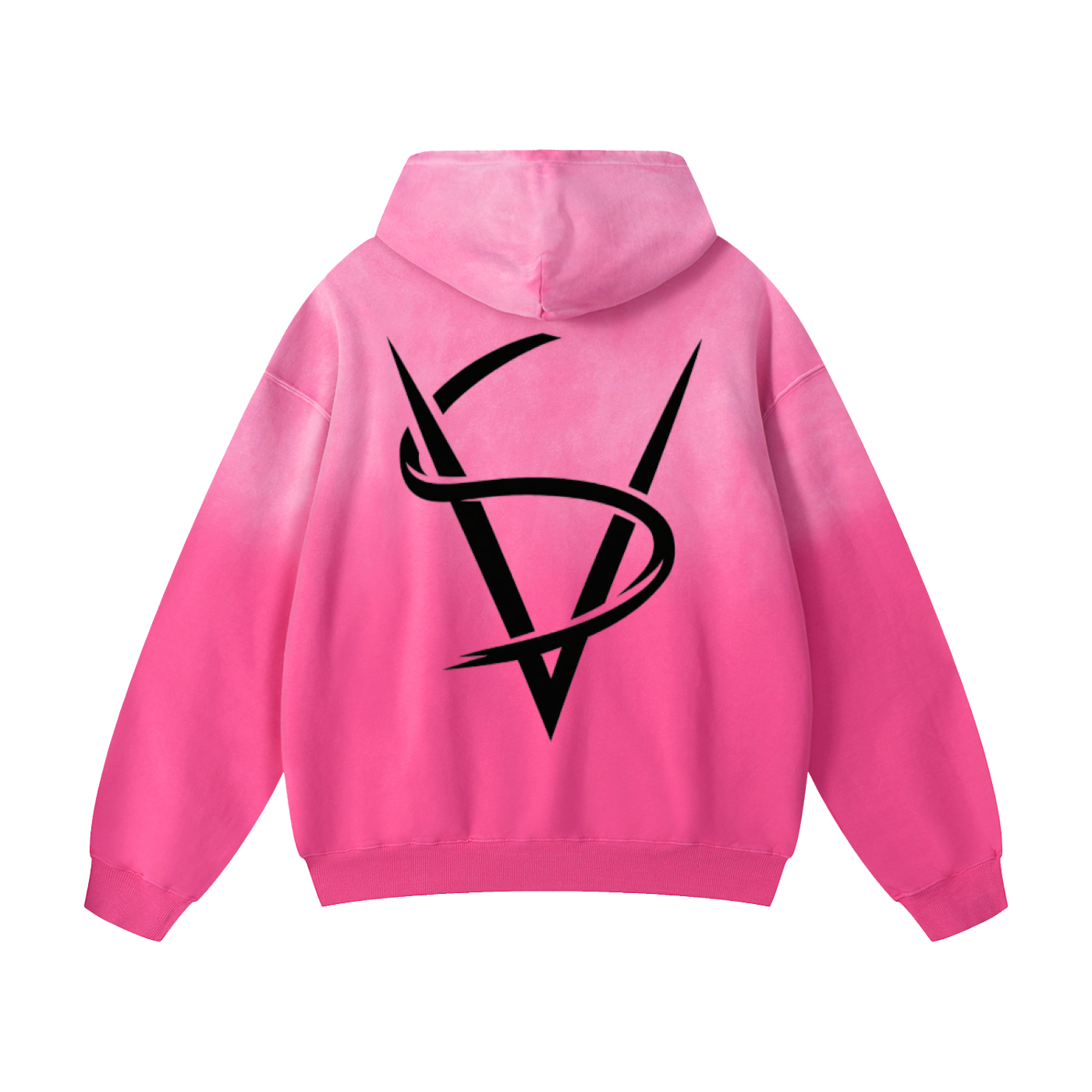 Heavyweight oversized pink Ventra  Hoodie