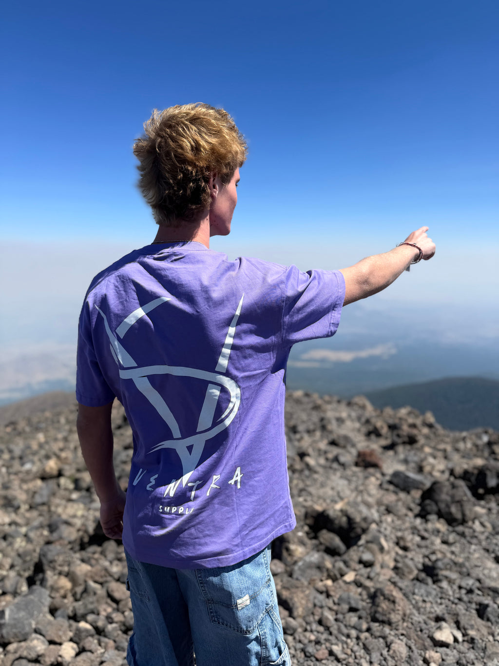 New drop purple Ventra tee