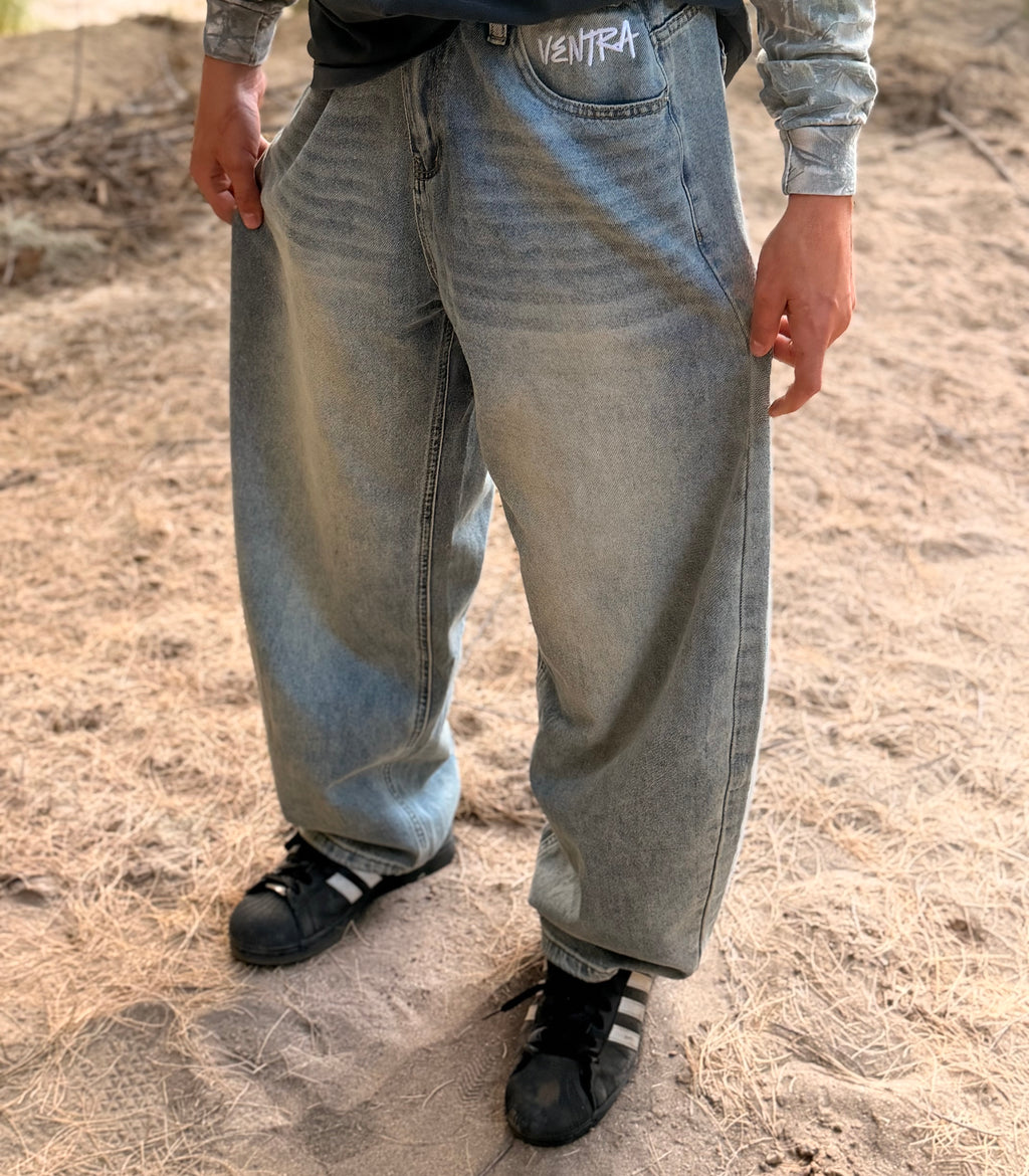 Wide leg baggy Ventra jeans