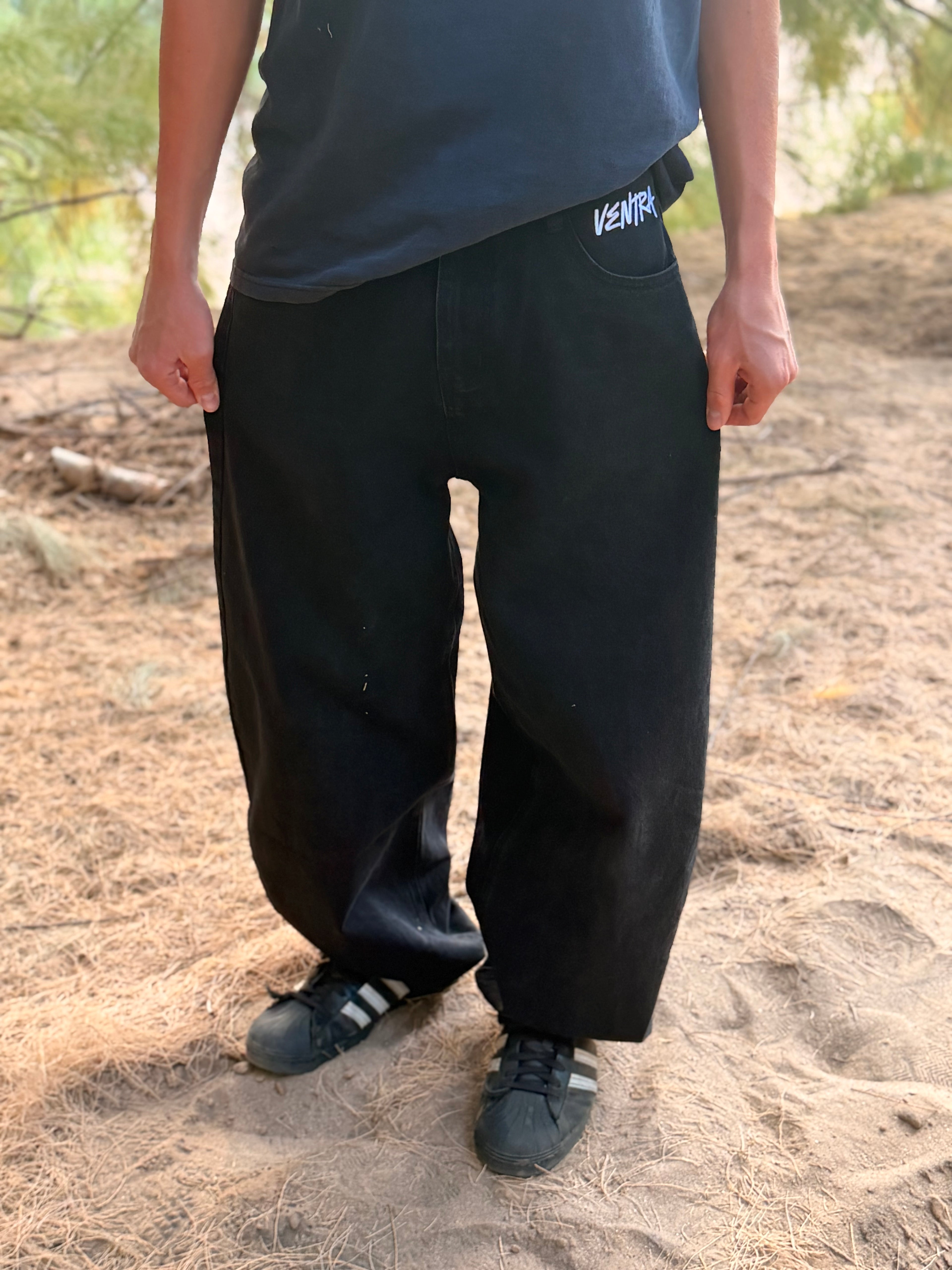 Wide leg baggy Ventra jeans