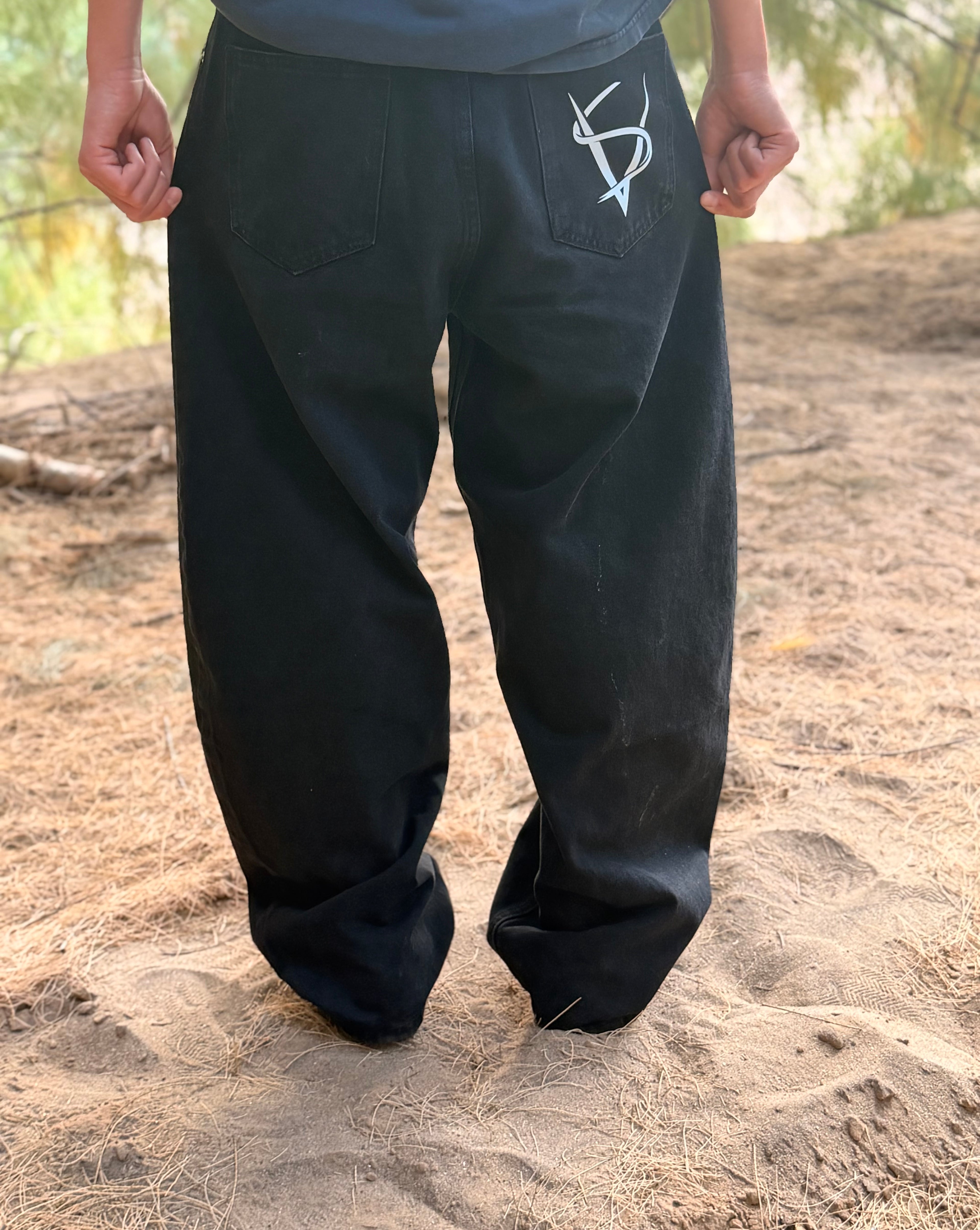 Wide leg baggy Ventra jeans