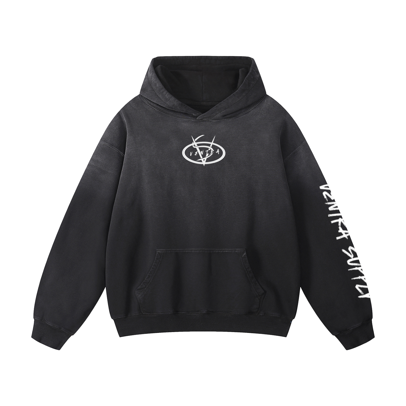 Heavyweight Sunfade Oversized ventra Hoodie