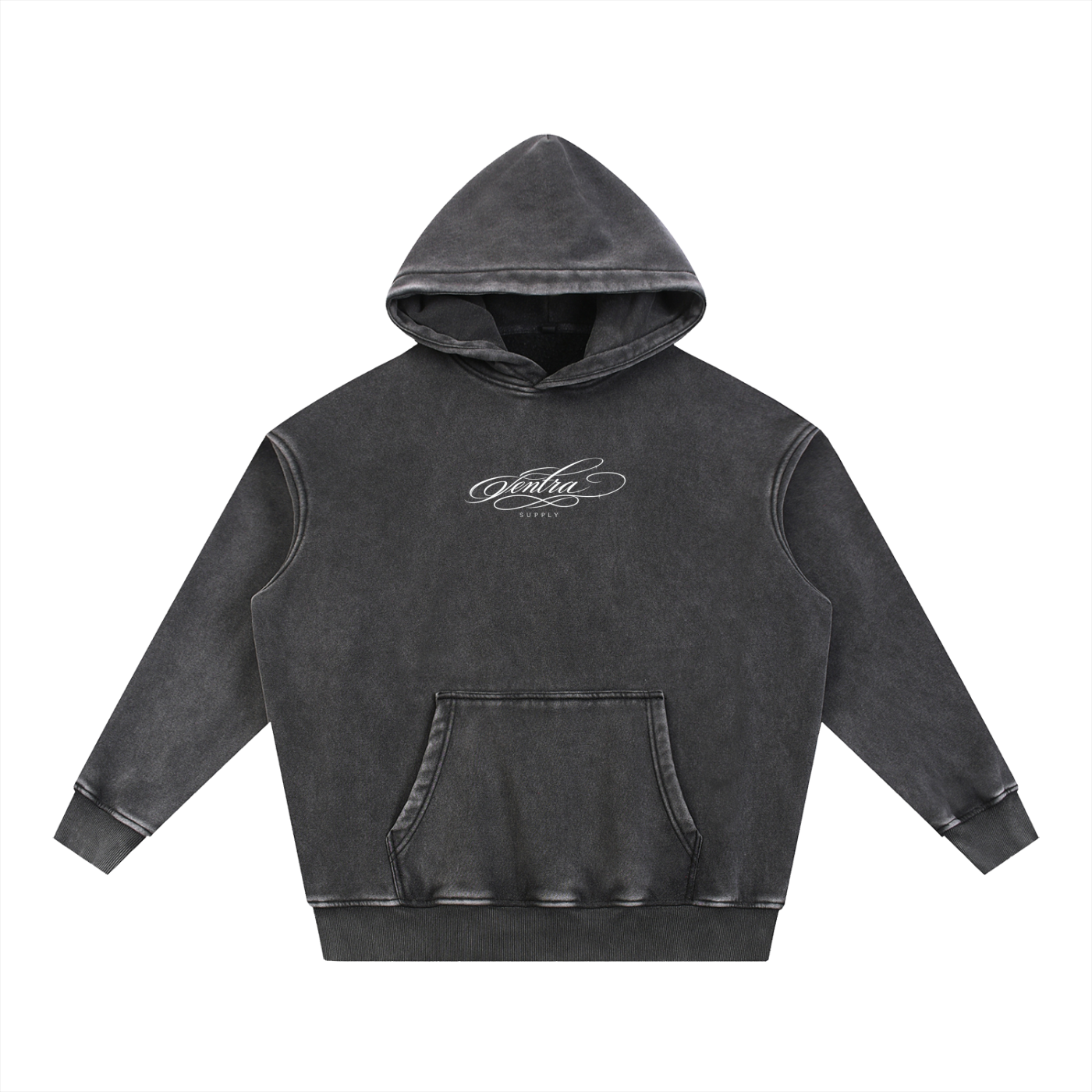 New drop oversized black Ventra hoodie